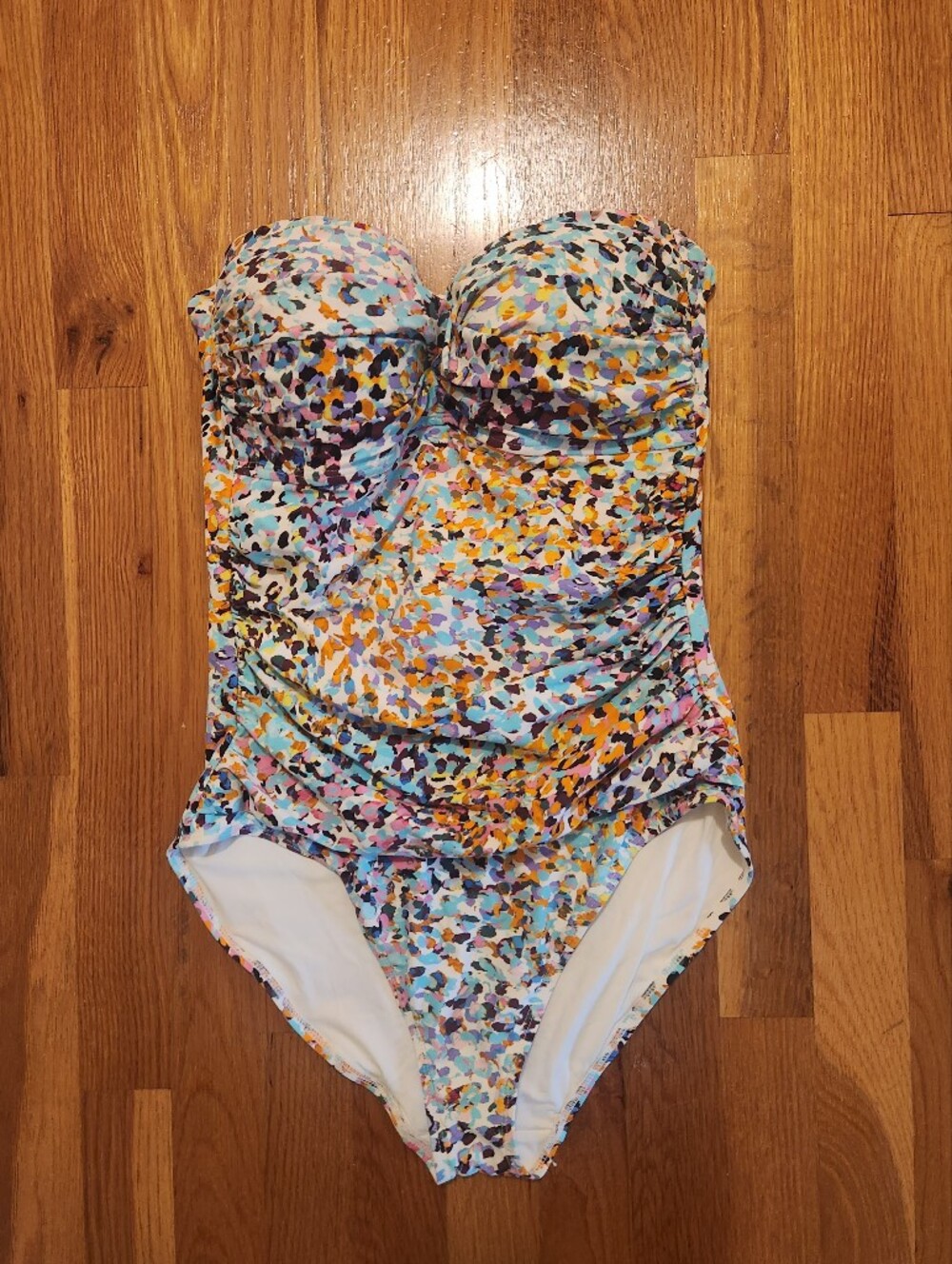 Anne Cole Multicolor Printed One-Piece Swimsuit 10